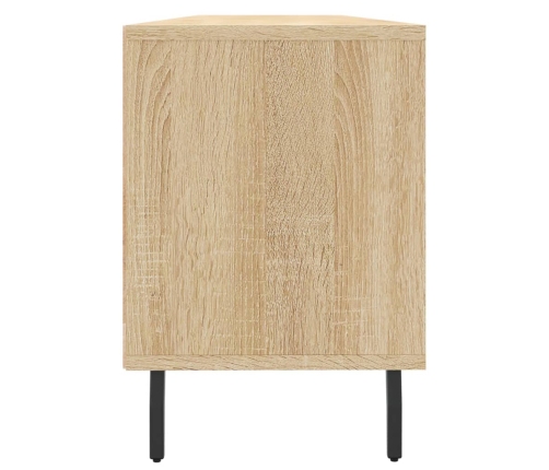 Mueble de TV madera contrachapada roble Sonoma 150x30x44,5 cm