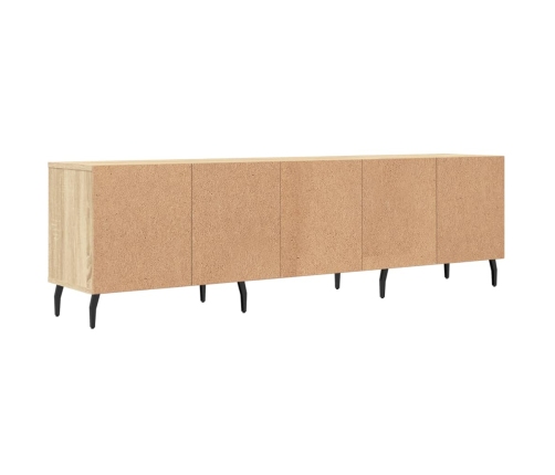 Mueble de TV madera contrachapada roble Sonoma 150x30x44,5 cm