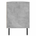 Mueble de TV madera contrachapada gris hormigón 150x30x44,5 cm