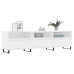 Mueble de TV madera contrachapada blanco 150x30x44,5 cm