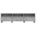 Mueble de TV madera contrachapada gris hormigón 150x30x44,5 cm