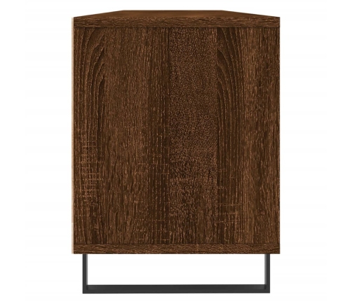 Mueble de TV madera contrachapada roble marrón 150x30x44,5 cm