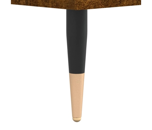 Armario de baño madera contrachapada roble ahumado 30x30x190 cm