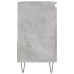 Armario de baño madera contrachapada gris hormigón 65x33x60 cm