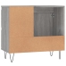 Armario de baño madera contrachapada gris Sonoma 65x33x60 cm