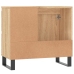 Armario de baño madera contrachapada roble Sonoma 65x33x60 cm