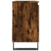 Armario de baño madera contrachapada roble ahumado 65x33x60 cm