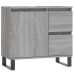 Armario de baño madera contrachapada gris Sonoma 65x33x60 cm