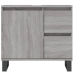 Armario de baño madera contrachapada gris Sonoma 65x33x60 cm