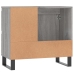 Armario de baño madera contrachapada gris Sonoma 65x33x60 cm