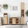 Mueble de baño madera de ingeniería roble Sonoma 80x33x60 cm