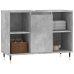 Mueble de baño madera de ingeniería gris hormigón 80x33x60 cm