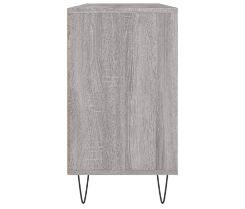 Mueble de baño madera de ingeniería gris Sonoma 80x33x60 cm