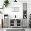 Mueble de baño madera de ingeniería gris Sonoma 80x33x60 cm