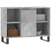 Mueble de baño madera de ingeniería gris hormigón 80x33x60 cm