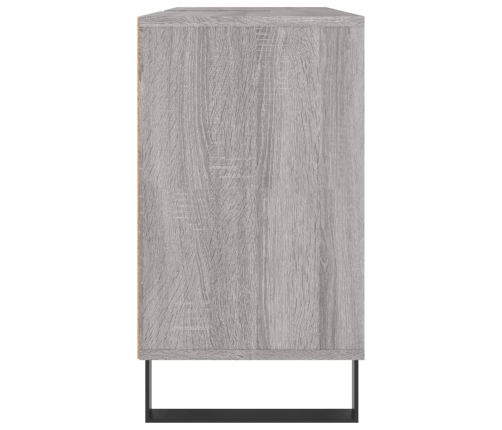 Mueble de baño madera de ingeniería gris Sonoma 80x33x60 cm