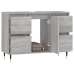 Mueble de baño madera de ingeniería gris Sonoma 80x33x60 cm