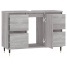 Mueble de baño madera de ingeniería gris Sonoma 80x33x60 cm