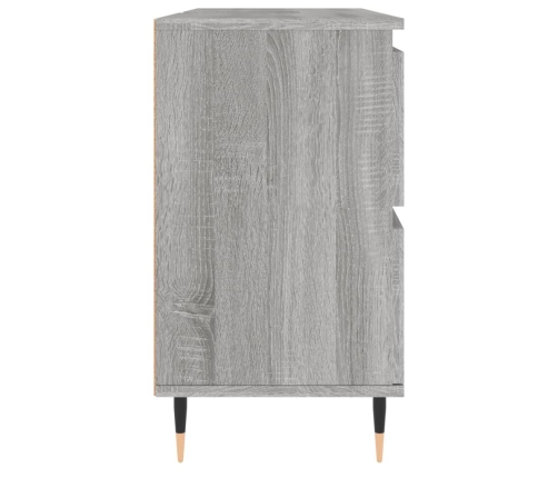 Mueble de baño madera de ingeniería gris Sonoma 80x33x60 cm