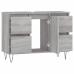 Mueble de baño madera de ingeniería gris Sonoma 80x33x60 cm