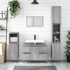 Mueble de baño madera de ingeniería gris Sonoma 80x33x60 cm