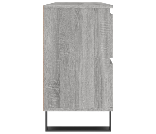 Mueble de baño madera de ingeniería gris Sonoma 80x33x60 cm