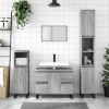 Mueble de baño madera de ingeniería gris Sonoma 80x33x60 cm