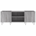 Mueble para discos madera contrachapada gris sonoma 121x38x48cm