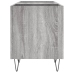 Mueble para discos madera contrachapada gris sonoma 121x38x48cm