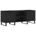 Mueble para discos madera contrachapada negro 121x38x48 cm