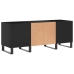 Mueble para discos madera contrachapada negro 121x38x48 cm