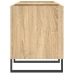 Mueble discos madera contrachapada roble sonoma 121x38x48 cm