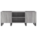 Mueble para discos madera contrachapada gris sonoma 121x38x48cm