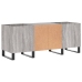 Mueble para discos madera contrachapada gris sonoma 121x38x48cm