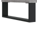 Mueble para discos madera contrachapada gris sonoma 121x38x48cm