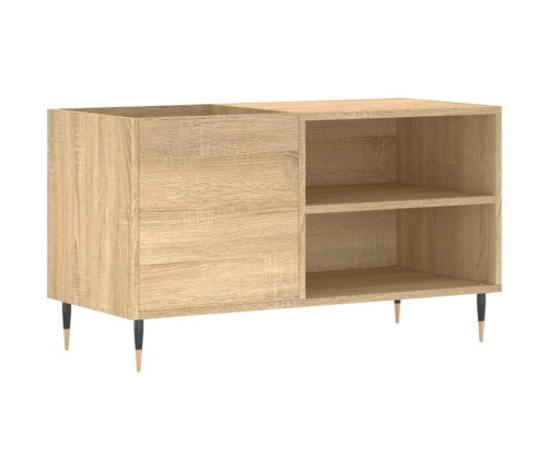 Mueble de discos madera de ingeniería roble Sonoma 85x38x48 cm