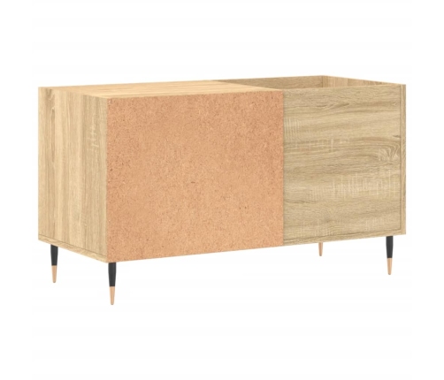 Mueble de discos madera de ingeniería roble Sonoma 85x38x48 cm