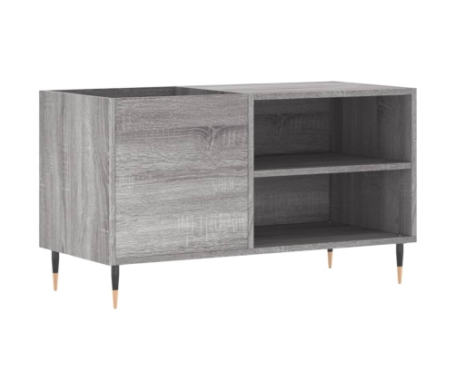 Mueble de discos madera de ingeniería gris Sonoma 85x38x48 cm