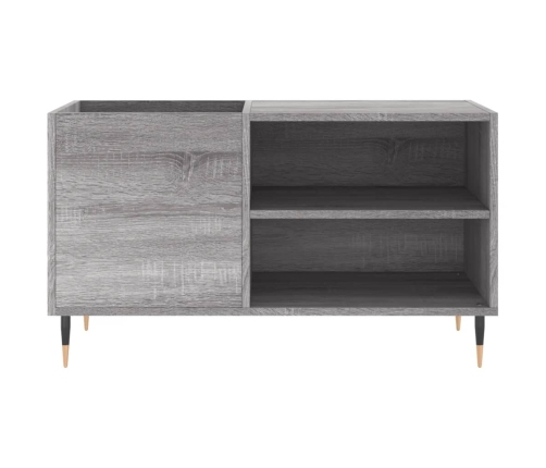 Mueble de discos madera de ingeniería gris Sonoma 85x38x48 cm