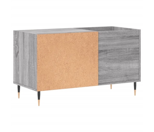 Mueble de discos madera de ingeniería gris Sonoma 85x38x48 cm