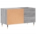 Mueble de discos madera de ingeniería gris Sonoma 85x38x48 cm