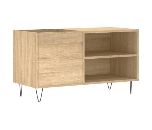 Mueble de discos madera de ingeniería roble Sonoma 85x38x48 cm