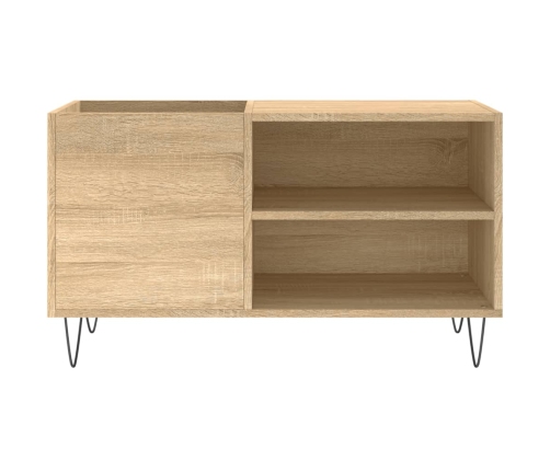 Mueble de discos madera de ingeniería roble Sonoma 85x38x48 cm