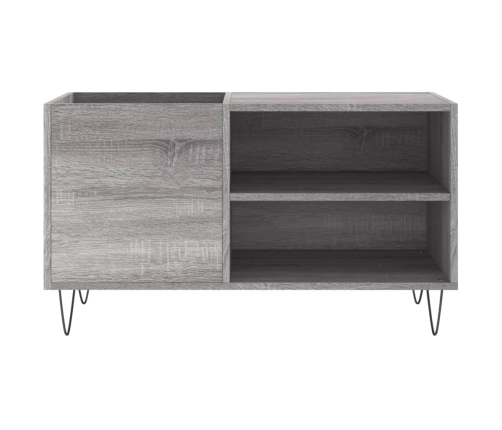 Mueble de discos madera de ingeniería gris Sonoma 85x38x48 cm