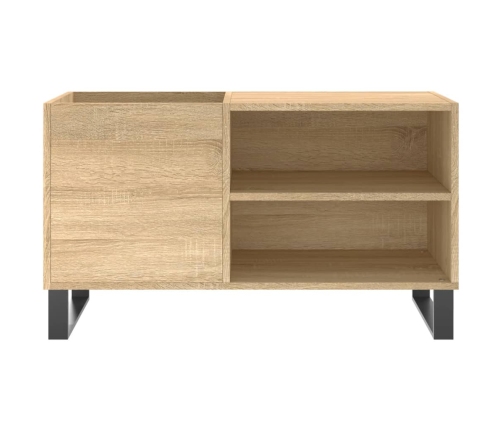 Mueble de discos madera de ingeniería roble Sonoma 85x38x48 cm