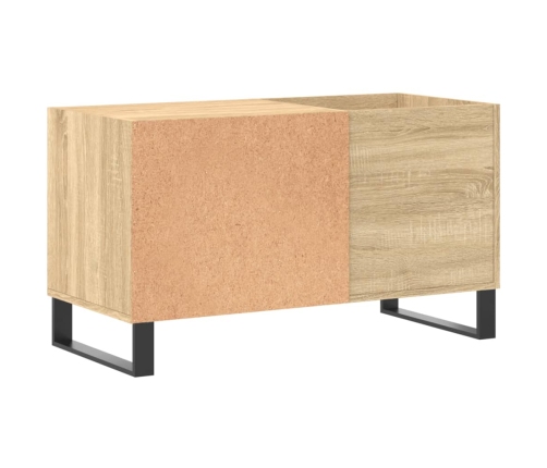 Mueble de discos madera de ingeniería roble Sonoma 85x38x48 cm