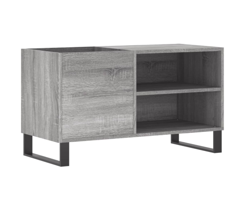 Mueble de discos madera de ingeniería gris Sonoma 85x38x48 cm