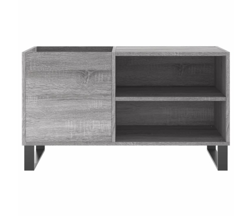 Mueble de discos madera de ingeniería gris Sonoma 85x38x48 cm