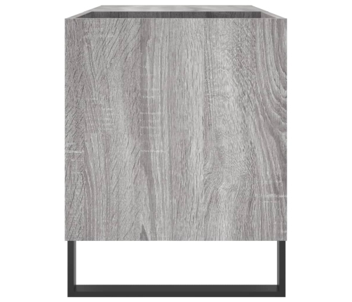 Mueble de discos madera de ingeniería gris Sonoma 85x38x48 cm