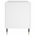 Mueble para discos madera contrachapada blanco 74,5x38x48 cm